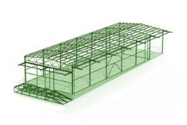 Проект быстровозводимого здания 15x36